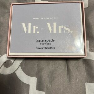 Brand new Kate spade Mr and Mrs thank you notes